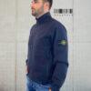 STONE ISLAND GIUBBOTTO FELPA BLU